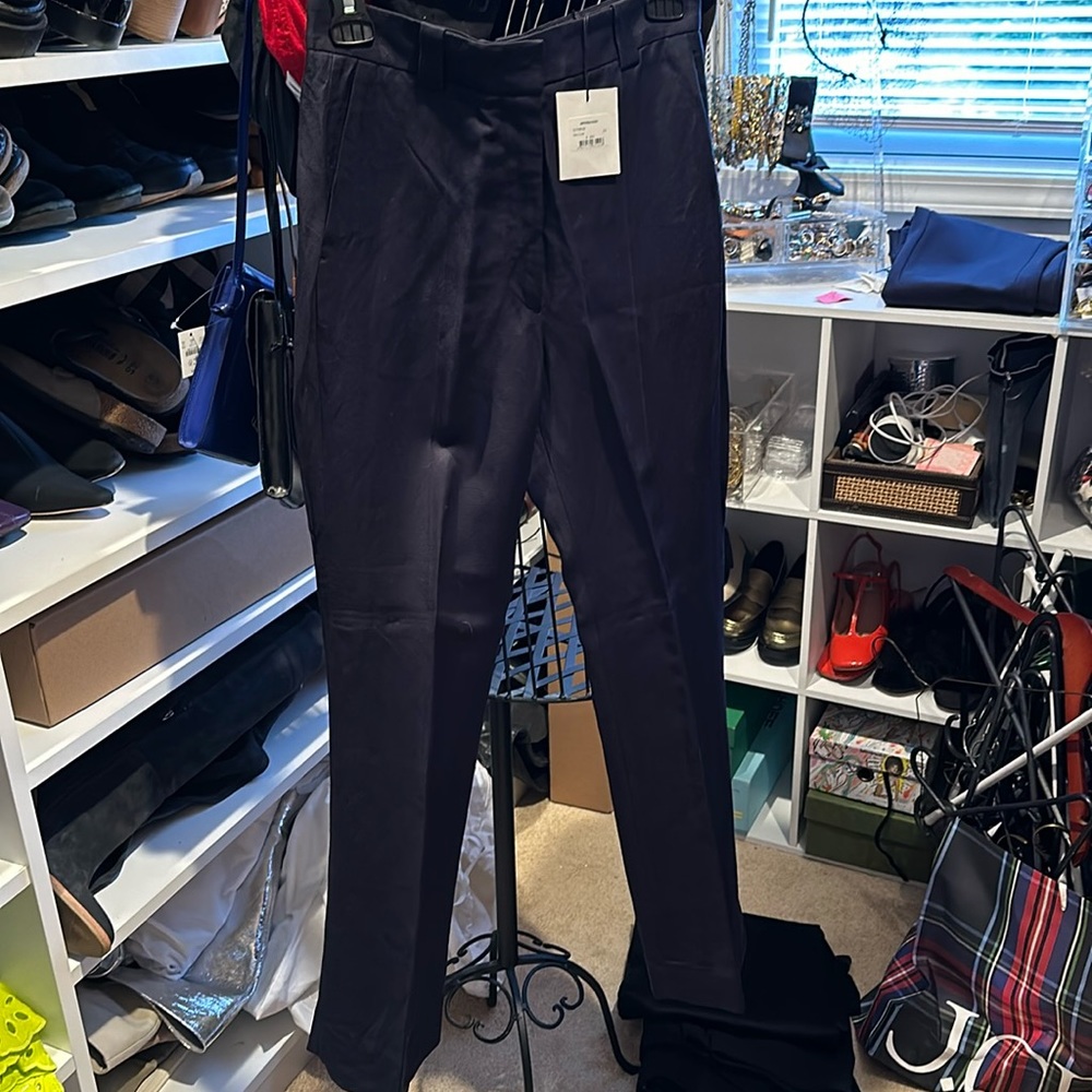 Sandro marine blue dress pant